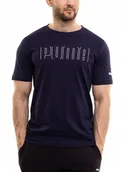 Koszulki męskie - PUMA Koszulka Męska Sportowa Bluzka T-Shirt Bawełniana Krótki Rękaw r. S - miniaturka - grafika 1