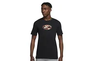 Koszulki męskie - Nike Męski t-shirt M NSW Tee Worldwide Globe, czarny, S - miniaturka - grafika 1