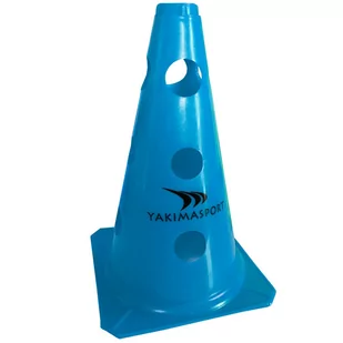 Pachołek z otworami Yakima Sport 23 cm niebieski 100605 - Wyposażenie sportowe i gimnastyczne - miniaturka - grafika 1