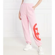 Dresy damskie - Karl Lagerfeld Spodnie dresowe kl logo | Regular Fit - miniaturka - grafika 1