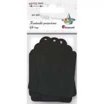 Zawieszka prezentowa kartonowa 45x75mm 10szt - Titanum - Opakowania i torebki na prezenty - miniaturka - grafika 1