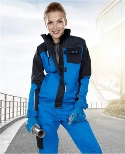 Ardon DAMSKA BLUZA ROBOCZA H9316 - ARDON damski fason i sylwetka 35% bawełna, 65 % poliester - Niebieski H9408 S - Odzież robocza - miniaturka - grafika 1