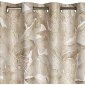 Zasłony - Zasłona EUROFIRANY Samira 140 x 250 cm Biało-beżowy - miniaturka - grafika 1