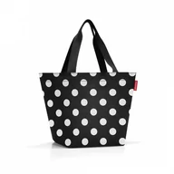 Torby i wózki na zakupy - Torba shopper m, dots white kod: RZS7073 - miniaturka - grafika 1