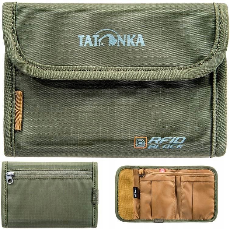 Portfel sportowy Tatonka Money Box Rfid B olive
