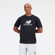 Koszulki męskie - Koszulka męska New Balance MT31541BK  czarna - miniaturka - grafika 1