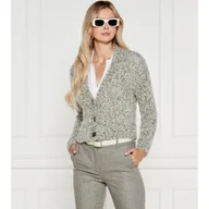Swetry damskie - Marc Cain Kardigan | Relaxed fit | z dodatkiem wełny - miniaturka - grafika 1