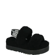 Kapcie damskie - UGG Ocieplane obuwie domowe W OH FLUFFITA - miniaturka - grafika 1