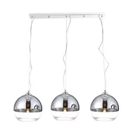 Lampy sufitowe - Azzardo Lampa wisząca Silver Ball 3 Line AZ4751 - miniaturka - grafika 1