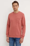 Bluzy męskie - Pepe Jeans bluza MANS CREW męska kolor różowy gładka PM582696 - miniaturka - grafika 1