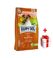 Sucha karma dla psów - Happy Dog Mini Toscana 4 kg + niespodzianka dla psa GRATIS! - miniaturka - grafika 1