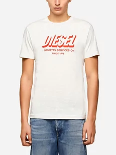 T-shirt Diesel T-DIEGOS-A5 A018490GRAM129 S (3US) Jasnoszary (8059010646649) - Koszulki męskie - miniaturka - grafika 1