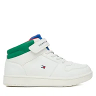 Buty dla chłopców - Sneakersy Tommy Hilfiger T1X9-34347-1355 S Biały - miniaturka - grafika 1