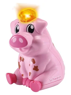vtech Interaktywna świnka "Tip Tap Baby Animals" - 12 m+ - Zabawki interaktywne dla dzieci - miniaturka - grafika 1