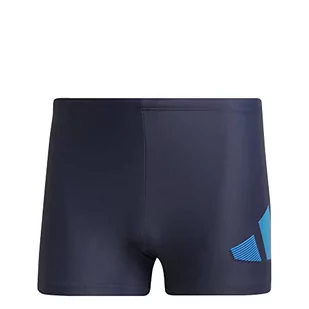 adidas Męski 3 bary Bx kostium kąpielowy, cień granatowy/niebieski rush, M - Stroje kąpielowe - miniaturka - grafika 1