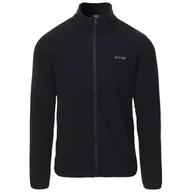 Bluzy sportowe męskie - Męska bluza Hi-Tec Damis II Full Zip Rozmiar: L / Kolor: czarny - miniaturka - grafika 1
