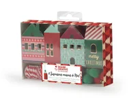Bombki - Zawieszki Bożonarodzeniowe Domki 8 szt. - miniaturka - grafika 1