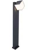 Lampy ogrodowe - Lutec CUBA Antracyt LED regulowana głowica 12W IP54 3000K Lampa ogrodowa stojąca 7193802118 - miniaturka - grafika 1