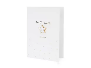 PartyDeco Kartka z pinem Gwiazdka, 10.5x14.8cm KAR3 [15347915] - Urodziny dziecka - miniaturka - grafika 1