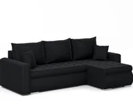 Sofy i kanapy - Narożnik Luis L - narożnik w kształcie litery L, sofa rozkładana, z funkcją spania, pojemnik, poduszki i pikowanie, meble tapicerowane, PRAWY Neve 100 - miniaturka - grafika 1