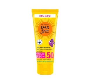DAX OP. DAX OP Krem dla dzieci SPF50+ 133923 - Balsamy i kremy do opalania - miniaturka - grafika 1