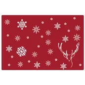 Obrusy i serwetki - Mata stołowa w śnieżynki 43 x 28 cm - miniaturka - grafika 1