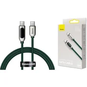 Kable USB - Baseus Display Power Delivery 100W 1m zielony CATSK-B06 - miniaturka - grafika 1