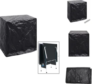 vidaXL Pokrowiec na meble ogrodowe i stoły do tenisa stołowego 160x55x182 cm - Pokrowce ochronne na meble ogrodowe - Pokrowce na meble ogrodowe - miniaturka - grafika 1