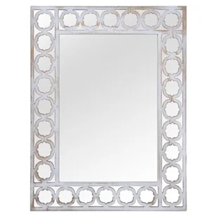Alexandra House Living Lustro ścienne złote drewno 8 x 57 x 74 cm - Lustra - miniaturka - grafika 1
