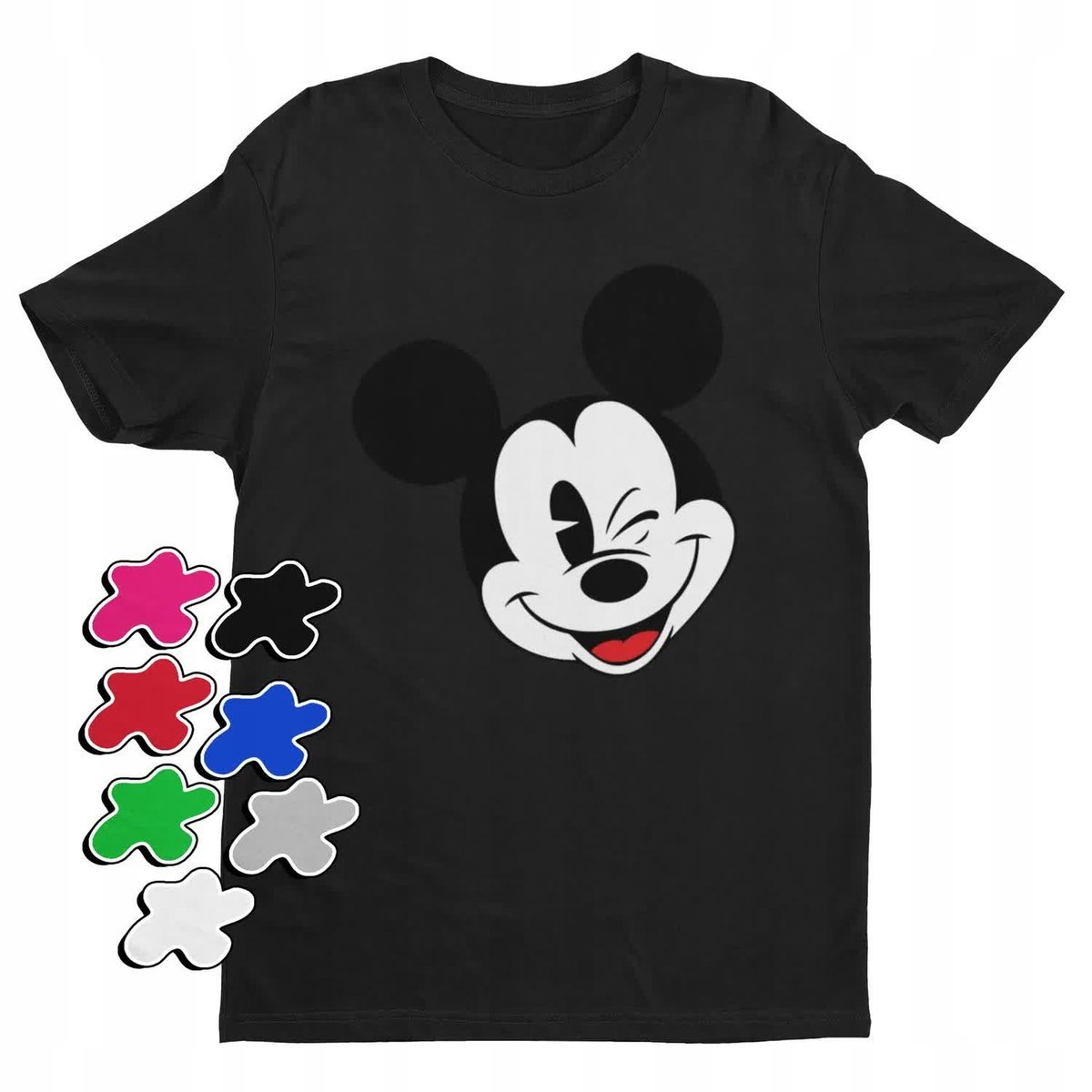 Koszulka T-Shirt Dziecięca Z Nadrukiem Myszka Miki Minnie Różne -L 146-152