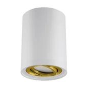 Lampy sufitowe - Lampa sufitowa Hary 04239 Ideus tubka punktowa downlight biała złota - miniaturka - grafika 1
