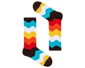Skarpetki męskie - Kolorowe skarpetki - Falista 16m1 - miniaturka - grafika 1