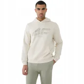 Bluzy męskie - Bluza Męska 4F M1585 Kremowa 4Fwss25Tswsm1585 12S L - miniaturka - grafika 1