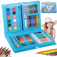 Zabawki kreatywne - ZESTAW ARTYSTYCZNY DO MALOWANIA W WALIZCE 68 szt - miniaturka - grafika 1