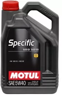 Oleje silnikowe - Motul Specific 505 01 502 00 505 00 5W-40 5L - miniaturka - grafika 1