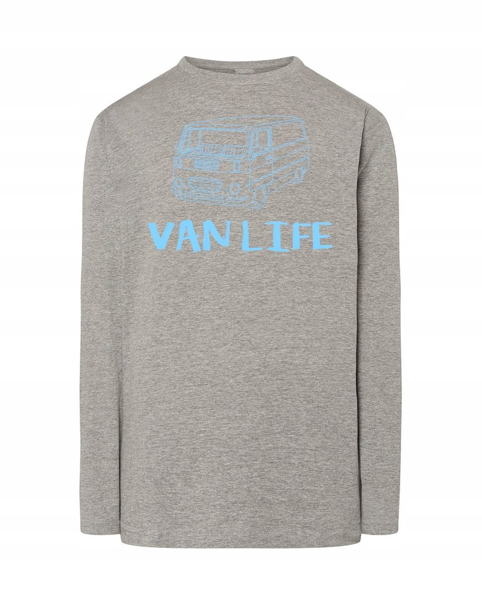 Longsleeve męski FAJNY nadruk VAN Van Life r.M