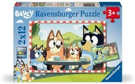 Puzzle - Puzzle dla dzieci 2D: Bluey 2x12el - miniaturka - grafika 1