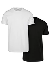 Urban Classics Męski T-shirt Basic Tee 2-pak, czarny/biały, 3XL - Koszulki męskie - miniaturka - grafika 1