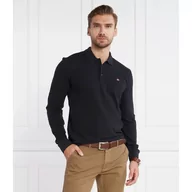 Koszule męskie - Napapijri Polo EALIS LS | Regular Fit - miniaturka - grafika 1