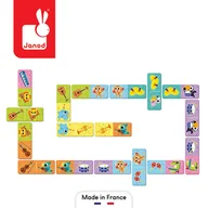 Gry planszowe - Domino, gra logiczna, Janod - miniaturka - grafika 1