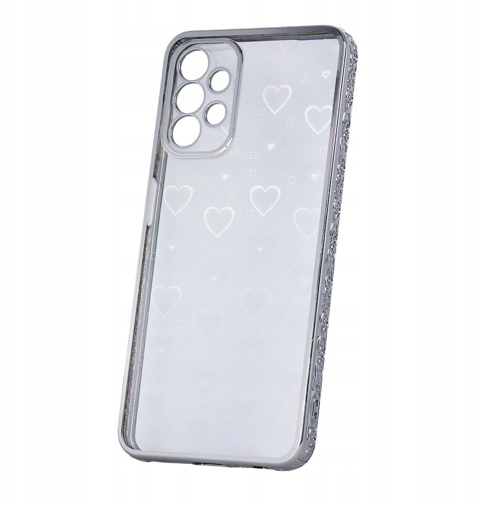 iLike Tylny pokrowiec Samsung Blink 2in1 etui for Samsung Galaxy A13 4G silver GSM168247