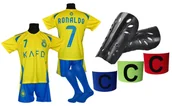 Piłka nożna - RONALDO komplet sportowy strój piłkarski AL NASSR dla dzieci + dodatki - miniaturka - grafika 1