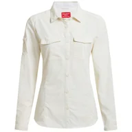 Koszulki sportowe damskie - Koszula damska Craghoppers NosiLife Adventure Long Sleeved Shirt III Rozmiar: M / Kolor: beżowy - miniaturka - grafika 1