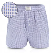 Majtki męskie - BOKSERKI Luźne Męskie Elastyczne Komfortowe Bawełniana Piżama Pako Jeans - miniaturka - grafika 1