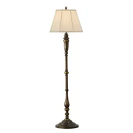 Lampy stojące - Elstead Lighting Lincolndale 1Lt Floor Lamp FE/LINCOLNDALEFL Elstead Lampa podłogowa stylowa abażurowa FE/LINCOLNDALEFL) - miniaturka - grafika 1