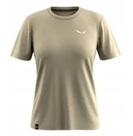 Koszulki i topy damskie - Koszulka damska Salewa Eagle Nature T-Shirt - quicksand rozmiar: xs - miniaturka - grafika 1
