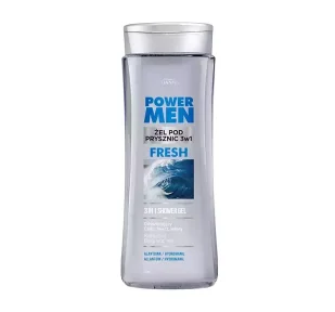 Joanna Power Men Szampon-żel pod prysznic 3w1 300ml - Żele pod prysznic dla mężczyzn - miniaturka - grafika 2