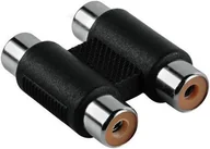 Złącza, przejściówki, adaptery - Adapter HAMA 2xCINCH GN. - 2xCINCH GN. - miniaturka - grafika 1