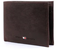 Portfele - Tommy Hilfiger JOHNSON CC FLAP BM56927578 męskie portfele 13 x 10 x 2 cm (szer. x wys. x gł.), brązowy - Braun Brown 204-13x10x2 cm (B x H x T) - miniaturka - grafika 1