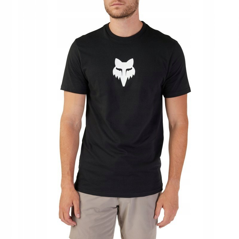 T-Shirt Fox Fox Head Black M